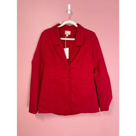 Show Me Your Mumu Major Blazer Red Size Medium - Picture 2 of 6